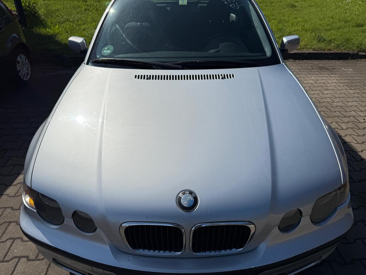 BMW E46 Compact original Motorhaube 354 Titansilber Metallic BJ04